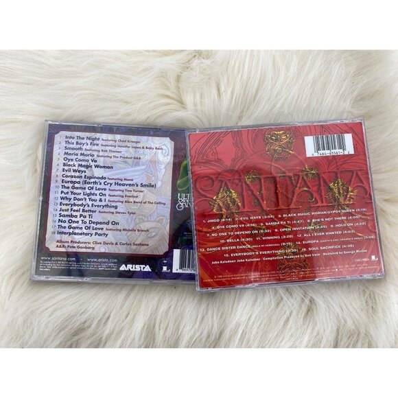 LOT OF 2 THE BEST OF SANTANA / ULTIMATE SANTANA  CD IN BOX - Picture 3 of 4